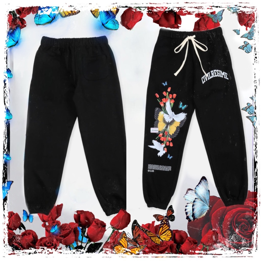 Civil Regime More Hope Cozy black sweatpants - new in packaging